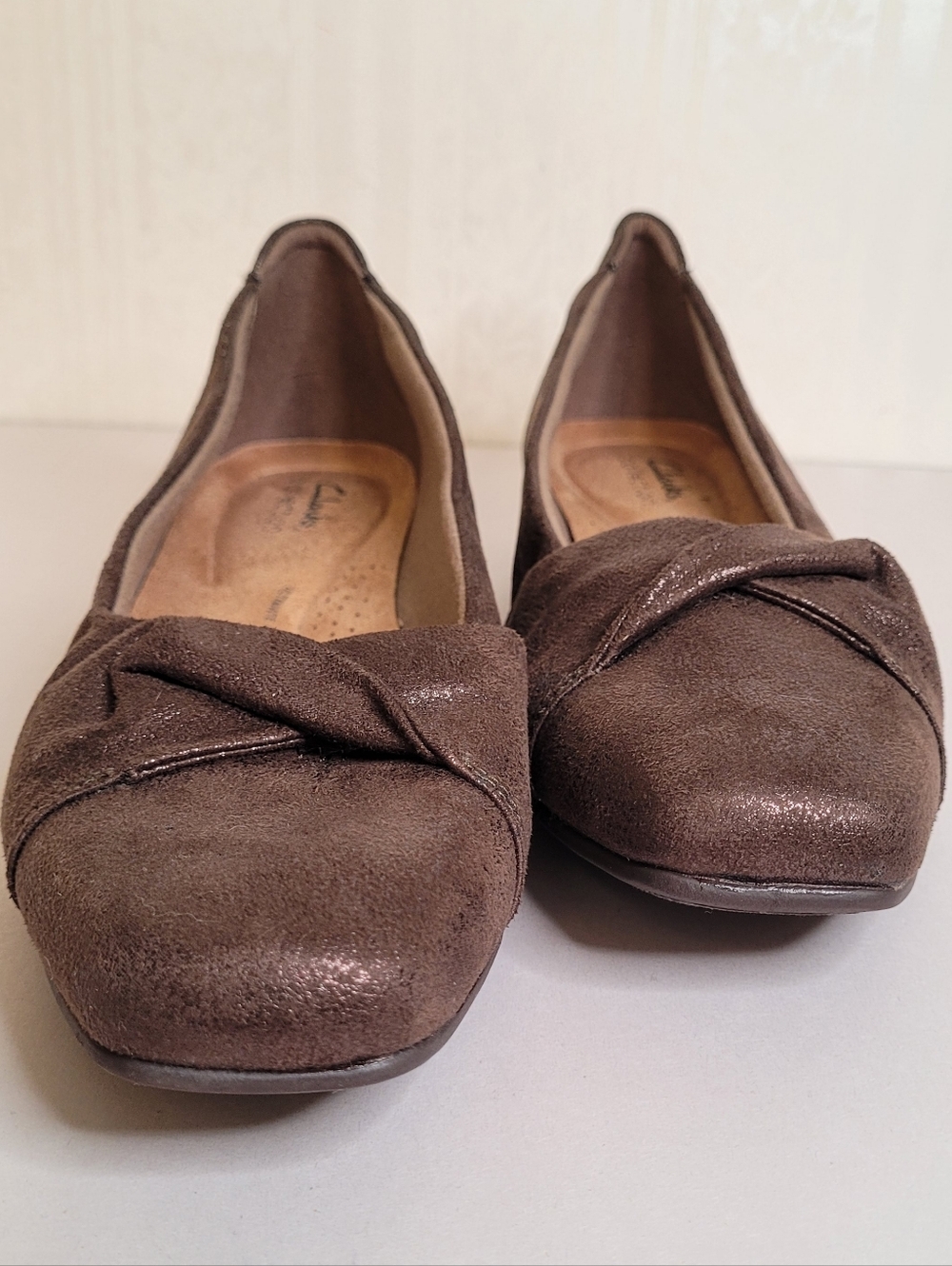 Clarks Tilmont Dalia Loafers Bronze Metallic Size 8.5 - Picture 4 of 10